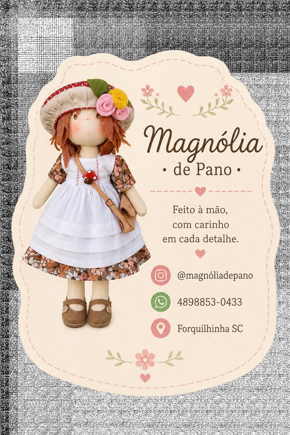 Magnólia de pano