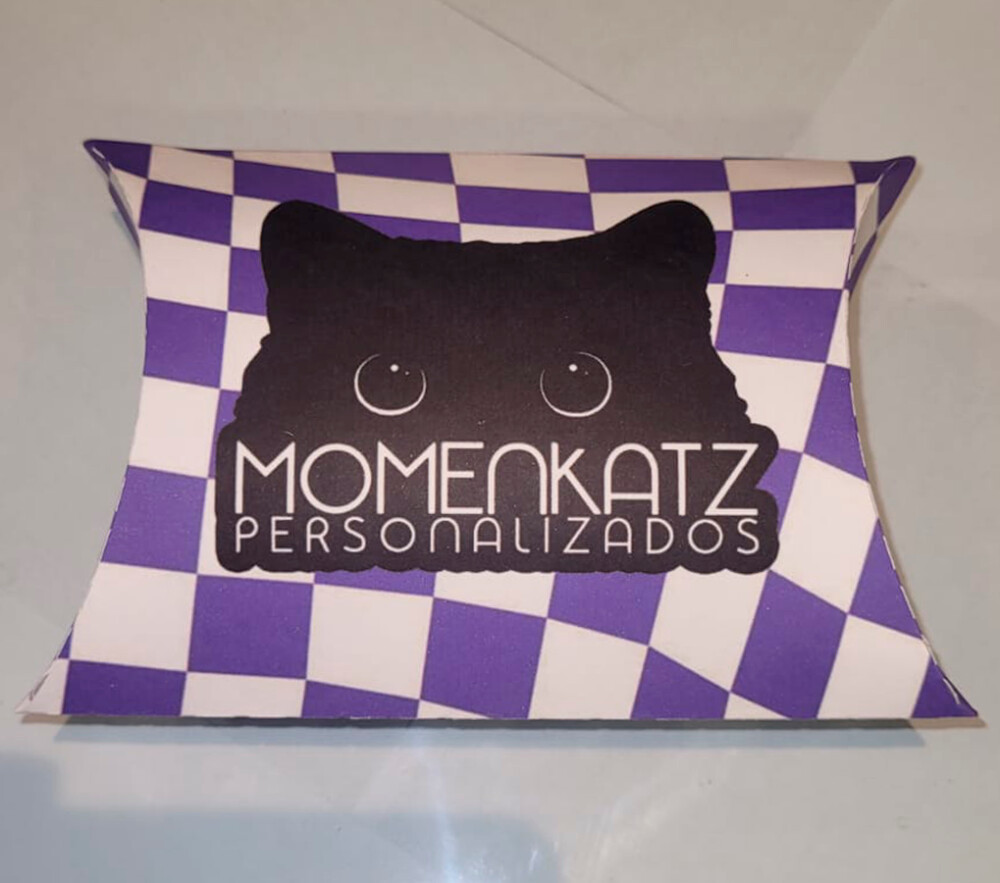 Kit 20 Caixas Almofadas Personalizadas Com Sua Arte / Logo 11x9cm