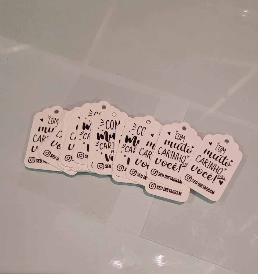 🏷️ Kit Tags de Agradecimento Personalizadas com Seu Instagra