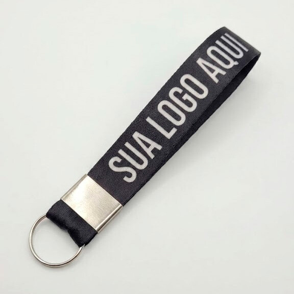 Chaveiro Cordão Personalizado 14cm | Poliester Sublimado Premium