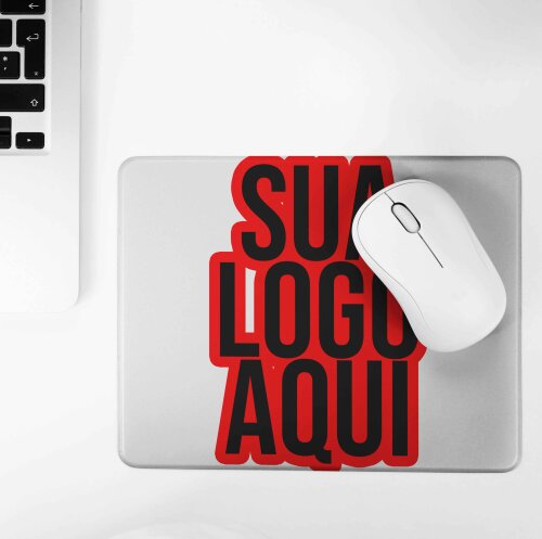 Mousepad COM SUA ARTE 22x17cm Antiderrapante 3mm Premium
