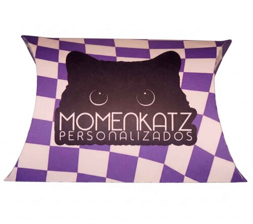 Kit 20 Caixas Almofadas Personalizadas Com Sua Arte / Logo 11x9cm Para Lembrancinhas e Mimos