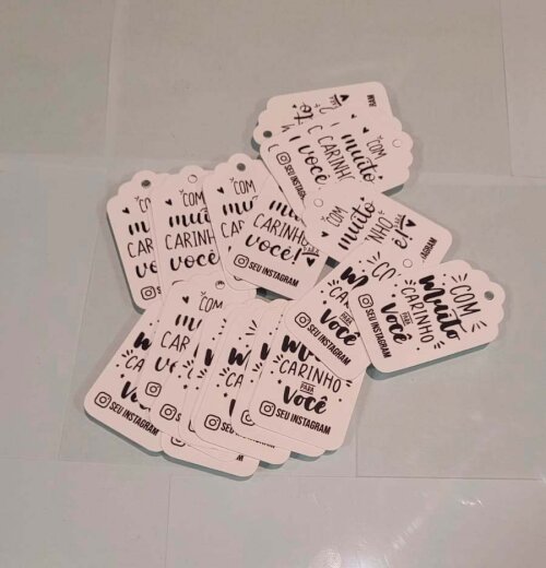 🏷️ Kit Tags de Agradecimento Personalizadas com Seu Instagra
