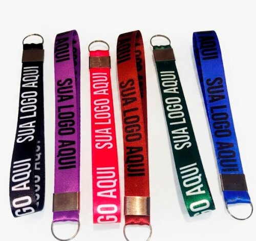 Chaveiro Cordão Personalizado 20cm | Poliester Sublimado Premium