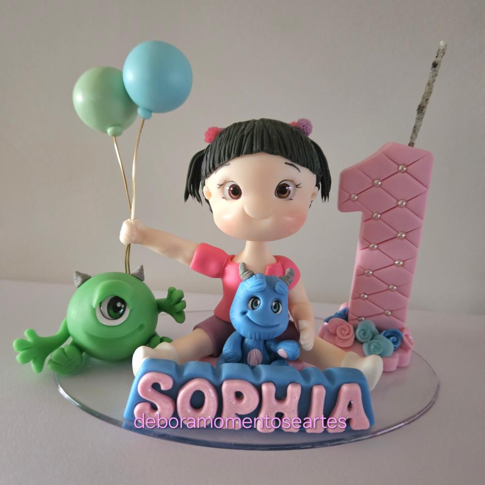 Topo de bolo biscuit personalizado