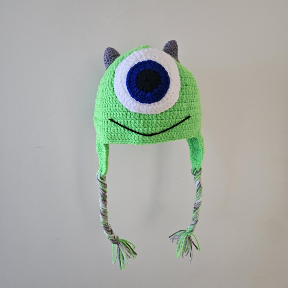 Toucas de crochê divertidas monstro sa