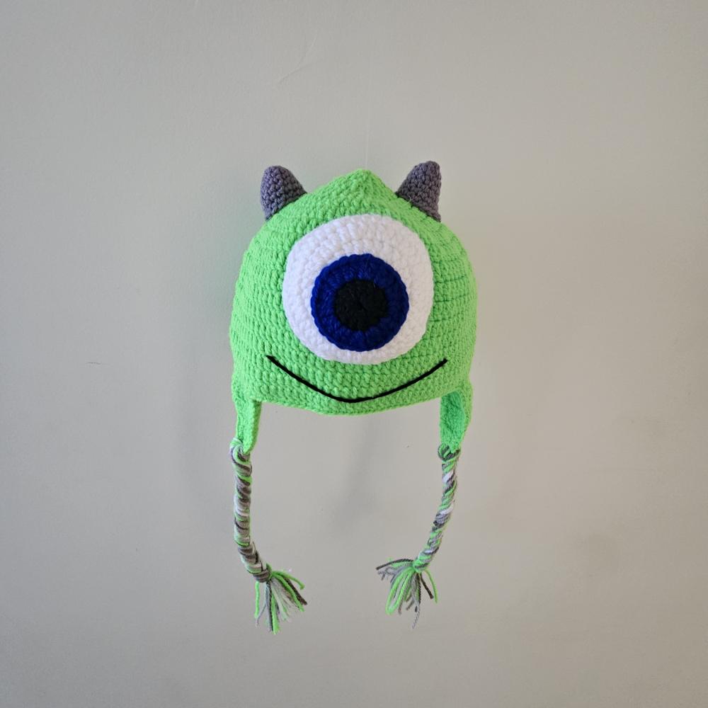 Toucas de crochê divertidas monstro sa