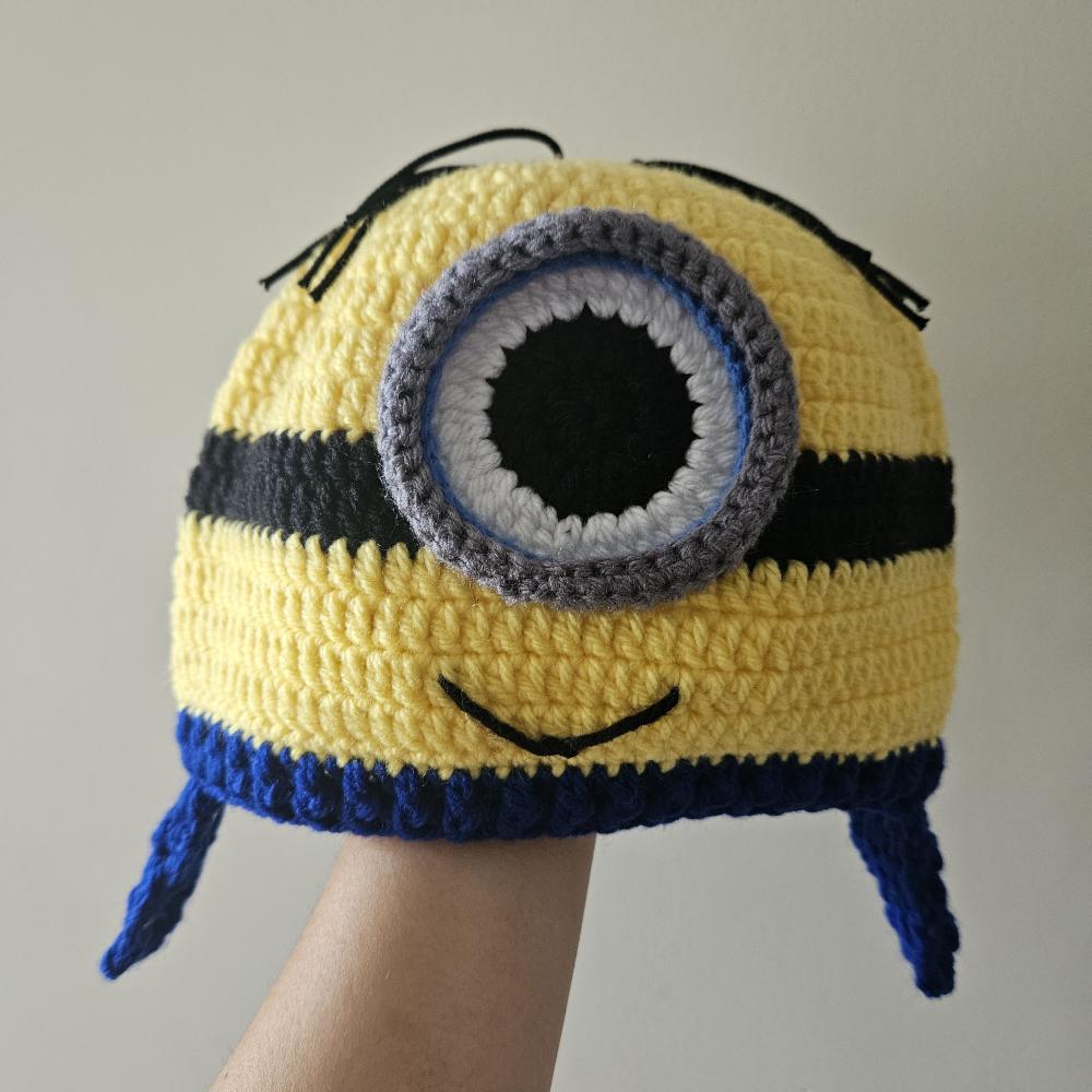 Toucas de crochê divertidas Minions