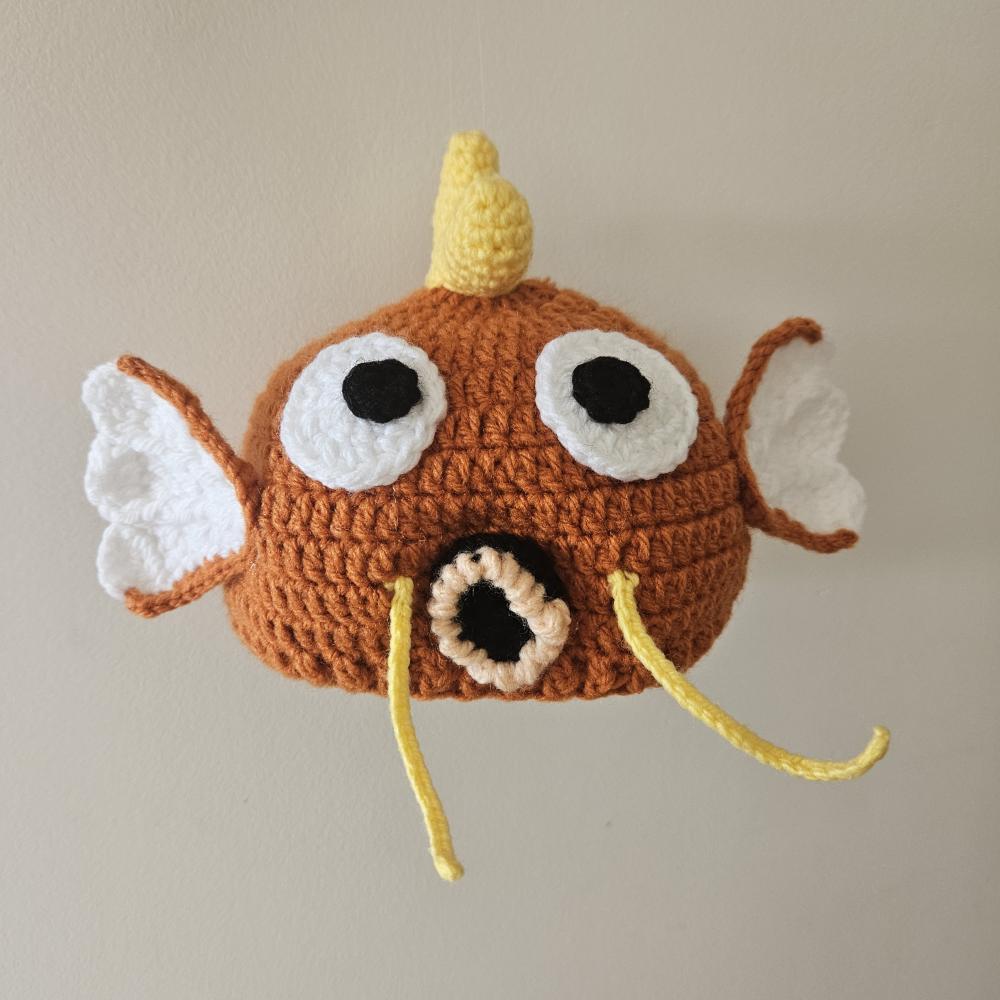 Toucas de crochê divertidas pokemon