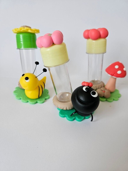 10 Lembrancinha de Aniversário Jardim Tubetes