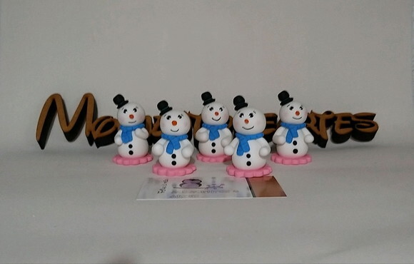 Apliques boneco de neve