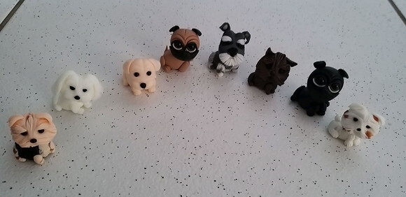 Enfeites de Chimarrão Cão Biscuit