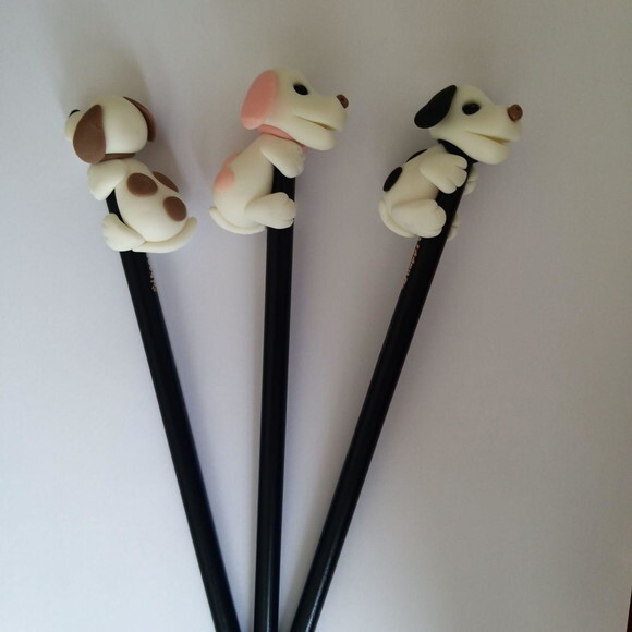 Kit 15 Lápis com Ponteira Cachorrinho
