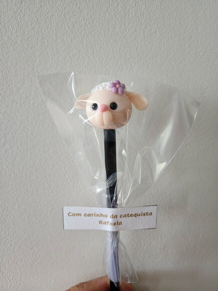 Kit 15 Lápis Ovelhinhas Lembrancinhas