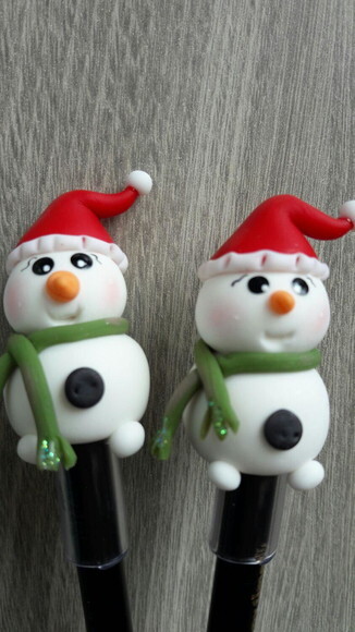 Lápis Boneco de Neve Lembrancinhas