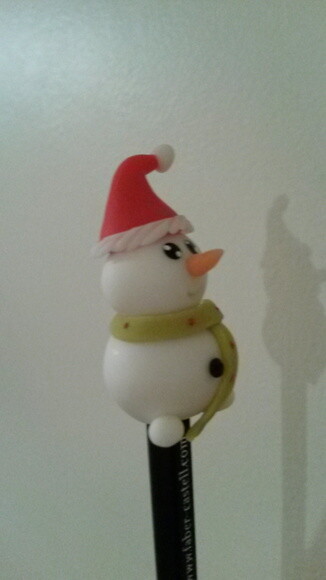 Lápis Boneco de Neve Lembrancinhas