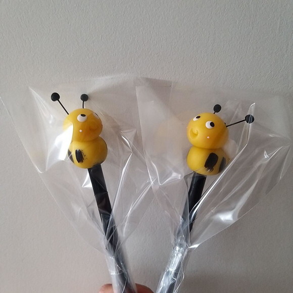 Lápis com Ponteiras Abelhinhas Lembrancinhas