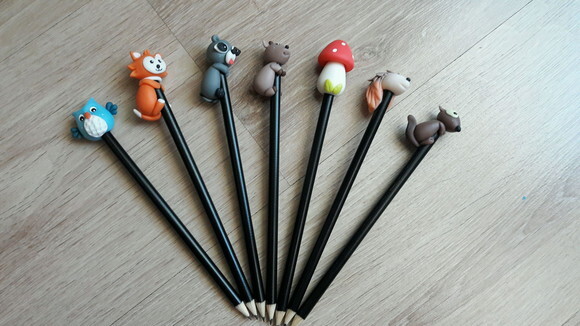 Lápis com Ponteiras Bosque Biscuit