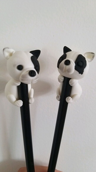 Lápis com Ponteiras Buldog Biscuit