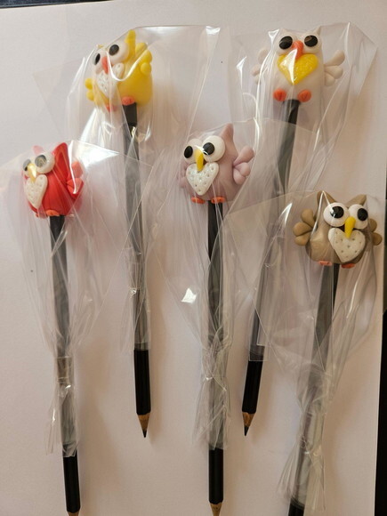 Lápis com Ponteiras Corujinha