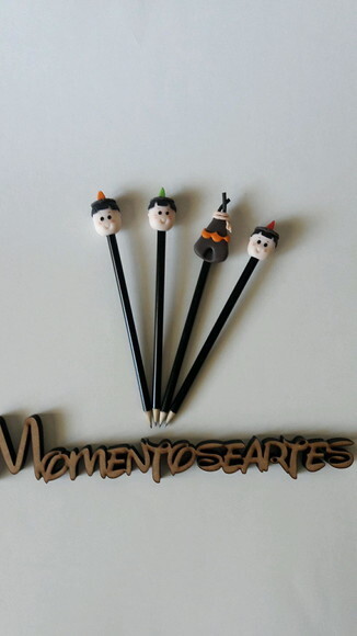 Lápis com Ponteiras Indios
