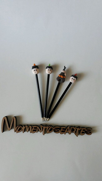 Lápis com Ponteiras Indios