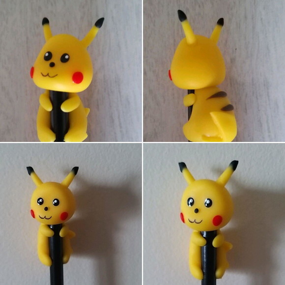 Lápis com ponteiras pikachu biscuit