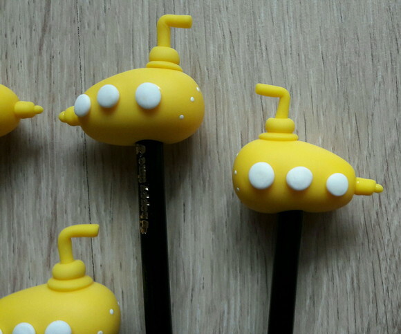Lápis com Ponteiras Submarino Amarelo Lembrancinhas