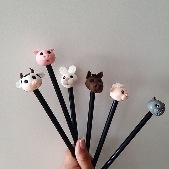 Lápis Lembrancinha Animais Fazendinha