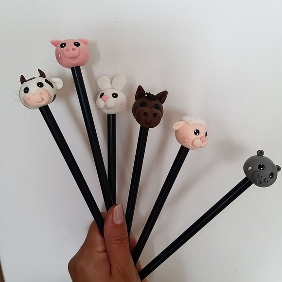 Lápis Lembrancinha Animais Fazendinha
