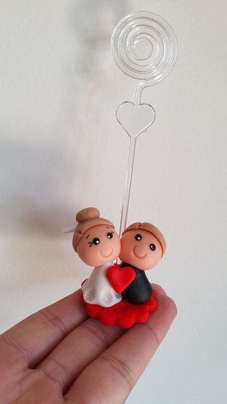 Lembrancinha de Casamento Noivinhos Porta Recados/foto
