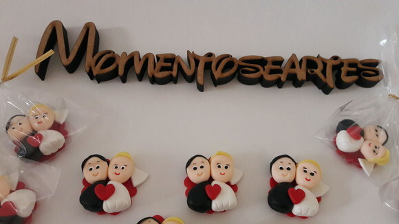 Lembrancinha de Casamento noivos imã