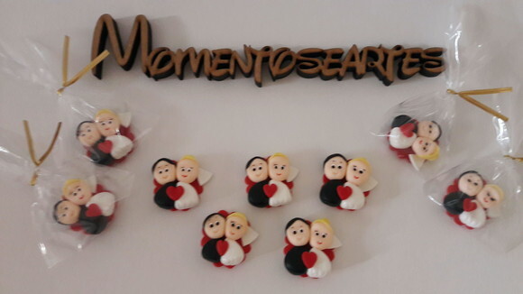 Lembrancinha de Casamento noivos imã