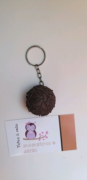 Lembrancinhas chaveirinhos brigadeiro
