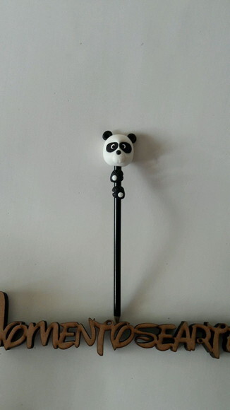 Lembrancinhas Lápis com Ponteiras Panda Patinha