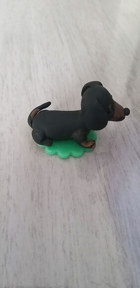 Mini Cãozinho em Biscuit