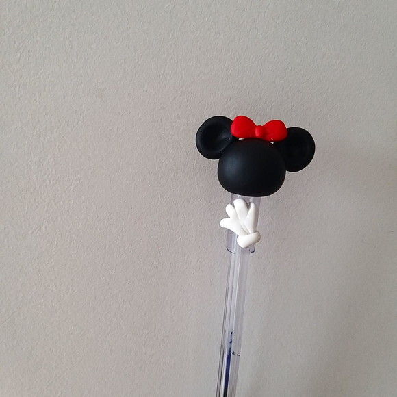 Ponteiras Lembrancinhas Minie e Mickey para Caneta Bic