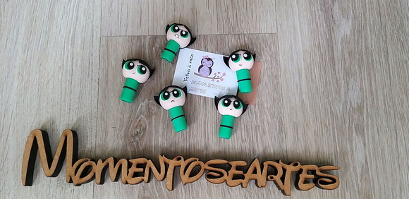 Ponteiras para Caneta Bic Poderosas Lembrancinhas Biscuit