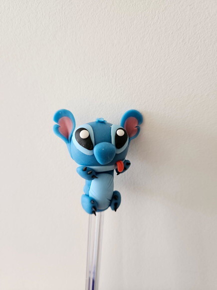 Ponteiras para Caneta Bic Stitch Lembrancinhas Biscuit