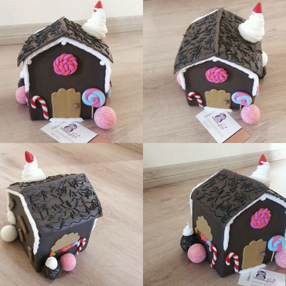 Topo Bolo casinha João e Maria