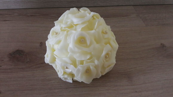 Topo de bolo buque de rosas biscuit