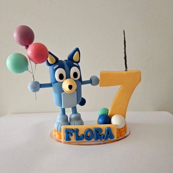 Topo de Bolo de Aniversário Bluey
