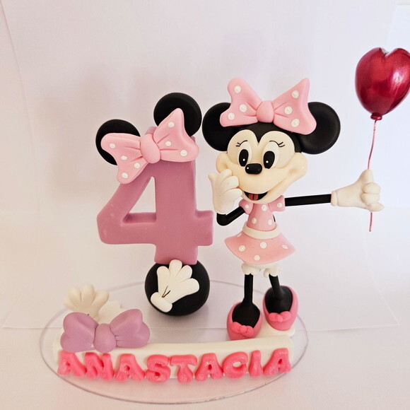 Topo de Bolo de Aniversário Mini Ratinha