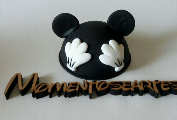 Topo de Bolo Mickey Cabeça