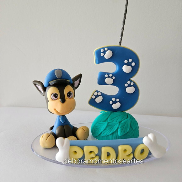 Topo de Bolo Patrulha Canina Biscuit
