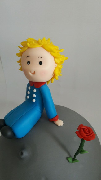 Topo de Bolo Pequeno Principe