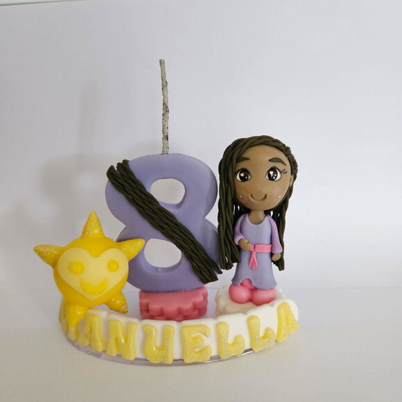 Topo de Bolo Princesa Wish