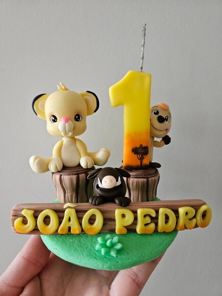 Topo de Bolo Rei Leão