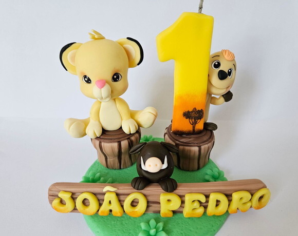 Topo de Bolo Rei Leão