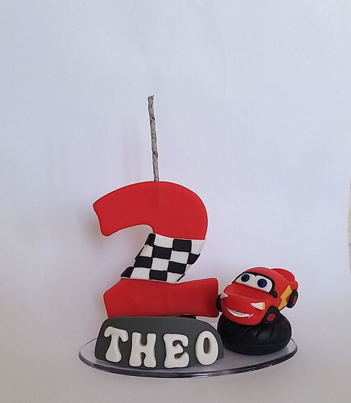 Topo Vela de aniversário Carros